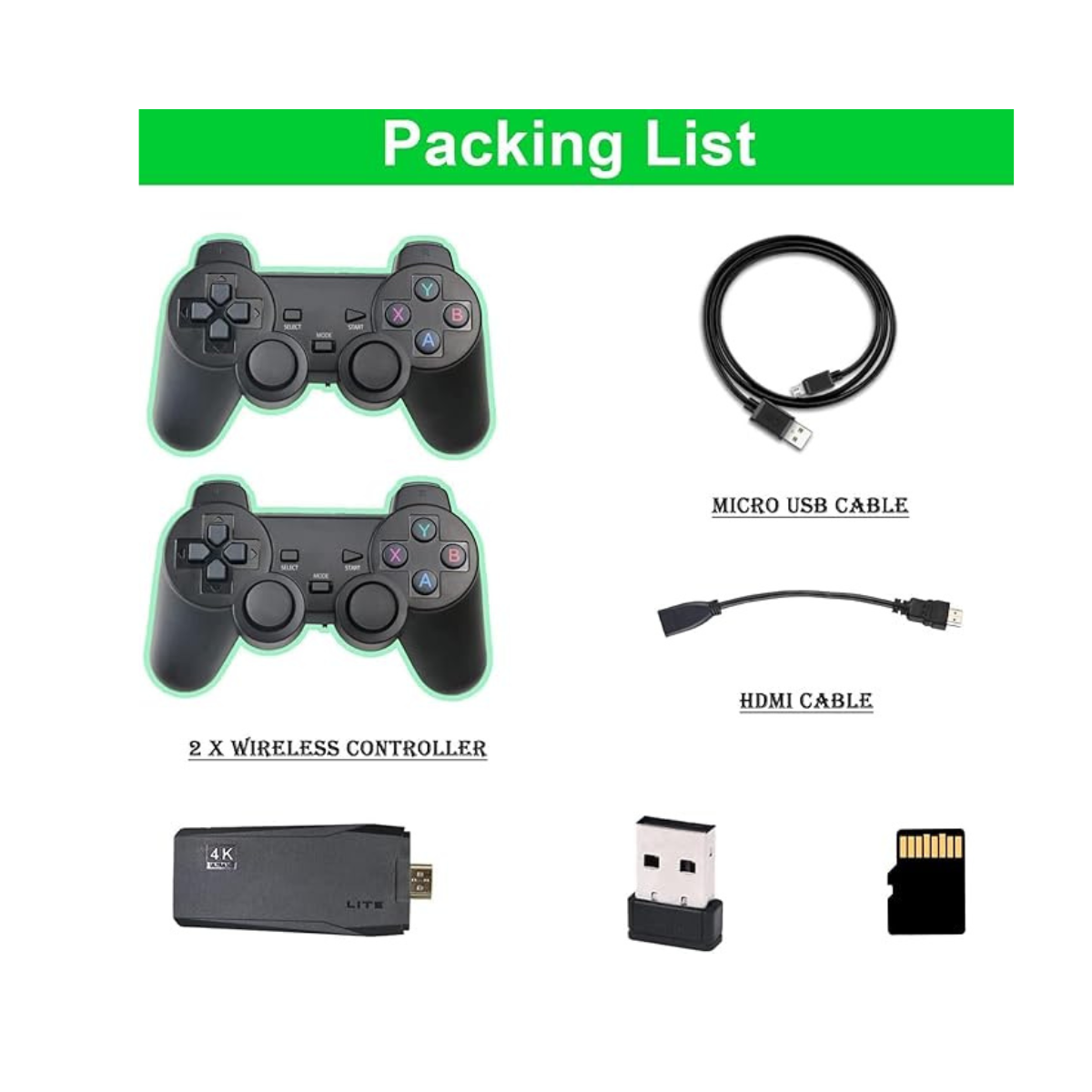 2.4g wireless controller gamepad