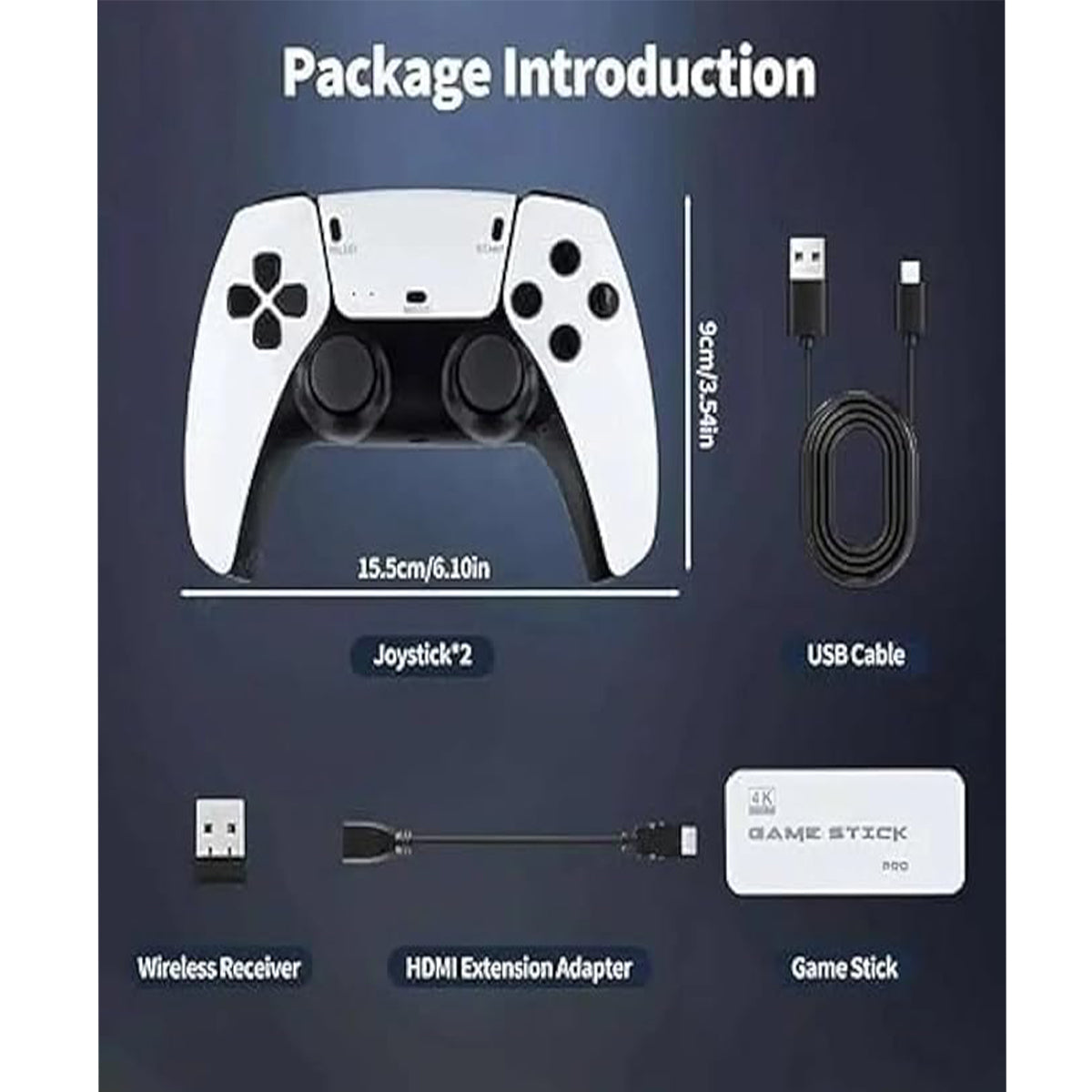 ๐ฎ DWH Retro Gaming Console with Game Stick