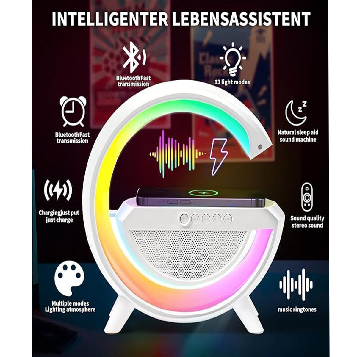 π Tocexy 3-in-1 Speaker Lamp β Light, Sound & Power in One
