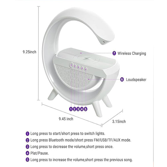 🌈 Tocexy 3-in-1 Speaker Lamp – Light, Sound &amp; Power in One