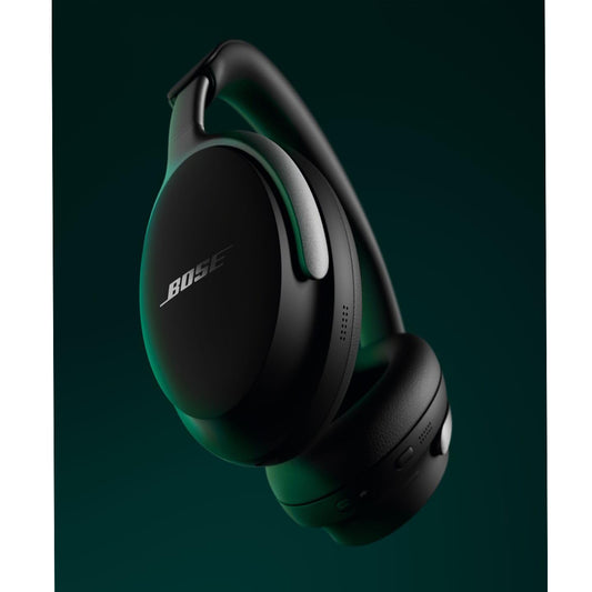 Bose New QuietComfort Ultra Wireless Noise Cancelling Headphones with Spatial Audio, Over-The-Ear Headphones with Mic, Up to 24 Hours of Battery Life, Black