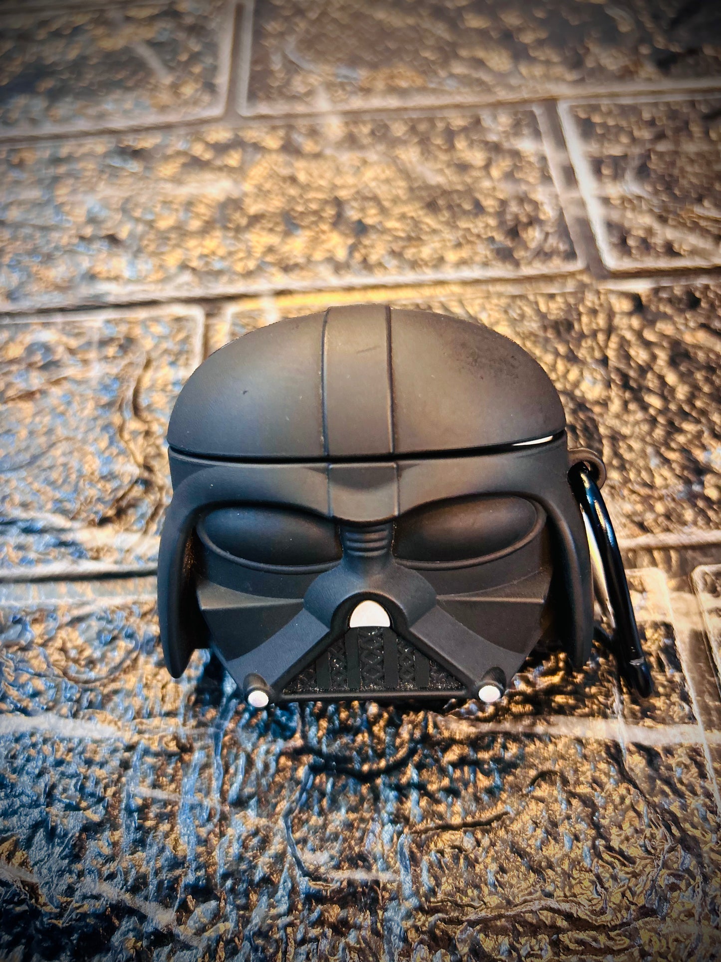 4CRAZEE Compatible for AirPods Pro 2nd Generation Case Cover with Keychain, Soft Silicone Skin Case Cover Full Protective (Only Silicone Cover) (DARTH VADER)